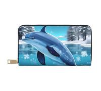 Winter The Dolphin Wallet Hand-Held Coin Purse Fashionable and Versatile Long Can Hold Mobile Phones Coins Keys