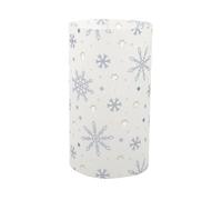 Winter-Themed Snowflakes Luminary Plastic Wraps - 16" x 9" (Pack of 12) - Ideal for Holiday Parties, Weddings & Outdoor Decor