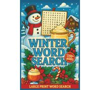 Winter Themed Word Search Puzzle Book: Relaxing Winter & Christmas Word Find Book for Adults and Teens, Large Print 85 puzzles