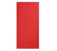 Winter Thermal Door Curtain, Hook-type Thermal Insulated Door Curtain, Warm and Thick Insulated Door Curtain, Suitable for Home, Shopping Mall, Office(Red,90x220cm/35x87in)