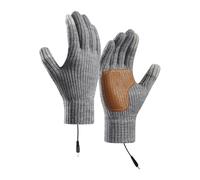 Winter Thermal Gloves - Waterproof Winter Snow Gloves Touch Screen Gloves 3 Temperature Settings Rechargeable Heated Mittens for Cold Weather Camping S