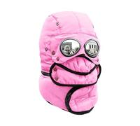 Winter Thermal Hat with Glasses Pilot Hat Trapper Goggles and Face Mask, Windproof Full Cover Balaclava for Men Women, Fleece Thickened Ski Hats for Sport Outdoor Motorcycle Cycling Hiking Travel