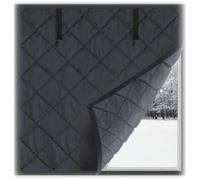 Winter Thermal Window Blackout Cover, Heavy Cotton Insulated Curtain Kit | Ultra-warm Oxford Cloth Blocks Cold Drafts Reusable Winter Insulation Barrier Keeps Rooms Cosy and Quiet(A1,160.02x100cm)