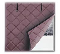 Winter Thermal Window Blackout Cover, Heavy Cotton Insulated Curtain Kit | Ultra-warm Oxford Cloth Blocks Cold Drafts Reusable Winter Insulation Barrier Keeps Rooms Cosy and Quiet(C1,120x180cm)