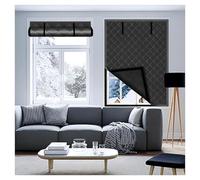 Winter Thermal Window Cover Black Ox Cloth Cotton Layer Waterproof Insulated Attic Blanket Thick Warm Winterizing Solution 150x260cm Energy Saving Heat Retention