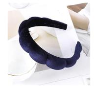 Winter Thick Bread Headband Pure Color High-Quality Ladies Hairband Fashion Simple Headdress New Year Hair Accessory Gift(E)