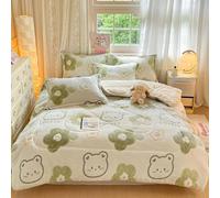 Winter Thick Cashmere Blanket, Lamb Velvet Fabric Winter Quilt, Thick And Warm Cashmere Quilt Core, Breathable Thickened fluffy comforter, Single/double size,008,200 * 230cm(4KG)
