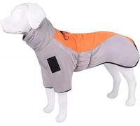 Winter Thickened Warm Dog Jacket Outdoor Reflective Windproof Waterproof Dog Coat Clothing Comfortable Lightweight Puppy Jacket Suitable For Medium And Large Dogs,B,2XL