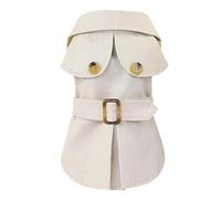 Winter Thickened Warm Pet Coat Clothing British Style Pet Jacket Clothes Small And Medium-Sized Dog Windbreaker Outdoor Windproof Pet Jacket Windbreaker,A,M