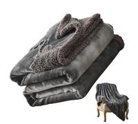Winter Throw Blanket,Double-Layer Home Decor Party Decorations - Elk Soft Throw Blanket Warm | for Bed Bedroom Living Room Office School Nap Camping Apartment Dorm Hotel