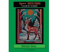 Winter time Color by Number Book - Standard paper