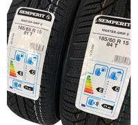 Winter Tires Renault Twingo III AH SEMPERIT 165 65 + 185 60 R15 Four Brand New