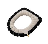 Winter Toilet Mats Home Thickened Warmer WC Cover Soft Toilet Seat Pad Four Seasons Universal Washable Potty Cushions Case(Brown)