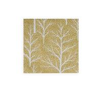 Winter Trees Gold & White Luncheon Napkins - 20 Per Package