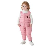 Winter Trousers Kids Snow Pants Toddler Snowsuit Snow Ski Pants Padded Warm Overalls Dungarees Jumpsuit Snow Suits