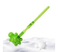 Winter Turtle Mold Snowy Day Toy Outdoor Shaping Tool Play Accessory Kids Snow Fun Lawn Activity Maker Cold Season Play Gear Child Outdoor Craft Snow Sculpture Clip Handle Tool Family Creation Toy