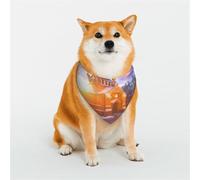 Winter Under The Sunshine Dog Bandana for Small Medium Large Dogs, Cat Dogs Kerchief Triangle Bibs Scarf for Girl Or Boy