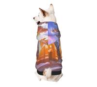 Winter Under The Sunshine Dog Hoodie – Soft & Breathable Polyester Pet Clothes for Small, Medium, and Large Dogs