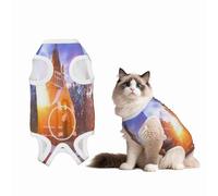 Winter Under The Sunshine Recovery Suit for Dogs Cats After Surgery, Soft Cotton Post-Surgery Suit for Male and Female Pet