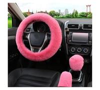 Winter Universal 36cm Soft Fluffy Handbrake Shift Interior Accessories Men Women Warm Plush Car Steering Wheel Cover Car Steering Wheel Cover(01)