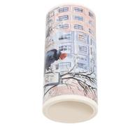 Winter Urban Landscape Washi Tape, Snow Scenery Scrapbook Decoration | Washi Paper, Writable Surface, Seamless Repositioning, Residue Free Removal, Cyclical Patterns, Twilight Clouds