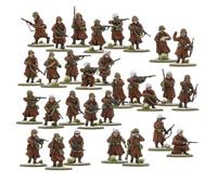Warlord Games 28mm Plastic Miniatures, US Army Infantry Platoon, World War 2, Bolt Action, Winter