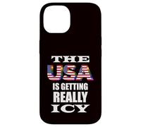 Winter, USA Getting Cold, America Case for iPhone 14