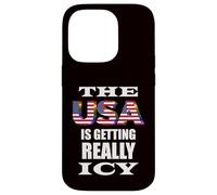 Winter, USA Getting Cold, America Case for iPhone 14 Pro