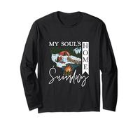 Winter Vacation at Sniardwy Long Sleeve T-Shirt
