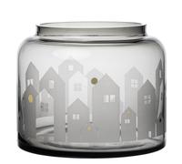 Winter vase houses winter light Räder