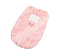 Winter Vest For Bichon, Teddy, Westie & Schnauzer - Plush Lined For Snug Warmth(Pink,S(bust35cm1.5-2.5kg))