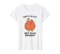 Winter Vibes Scarf Goose Not Silly Enough Funny Value Graphic T-Shirt, Women, White, M