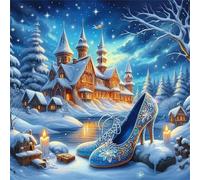 Winter Villa Trees 500 Piece Jigsaw Puzzles for Adults and Kids, Impossible Puzzle, Jigsaws 500 pieces for adults Gifts, Difficult jigsaw puzzles for The Whole Family