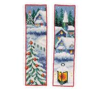 Winter Village Bookmark Kit 2 Pack