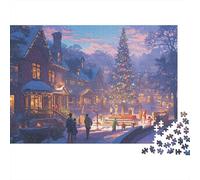 Winter Village Jigsaw Puzzle 1000 Piece Jigsaw Puzzle for Adults 70x50cm/1000pcs