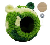 Winter Warm Bird Nest, Coral Velvet Parrot Breeding House, Warm Snuggle, For Parakeets Cockatiels Conures Lovebirds