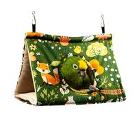 Winter Warm Bird Nest For Case - Hanging Bird Velvet Shed Hut Cage Bed Hideaway Plush fo Birds Sleeping Fluffy Fuzzy