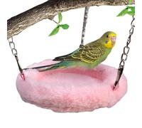 Winter Warm Bird Nest House, Warm Plush Hanging Bird Bed, Winter Warm Bird Nest, Parakeet Nest Bird Sleeping Hut, Breeding Bird House, Birds Swing Toys, Parrot Cage Hammock for Budgie Lovebird Conure