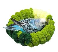 Winter Warm Bird Nîdo - Cozy Parakeet Cabin | Plush Hammock for Cages | Soft Coral Fleece Lining, Sturdy Design, Easy to Clean, Shelter for Small Animals