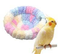 Winter Warm Bird Nîdo - Cozy Parakeet Cabin | Plush Hammock for Cages | Soft Coral Fleece Lining, Sturdy Design, Easy to Clean, Shelter for Small Animals
