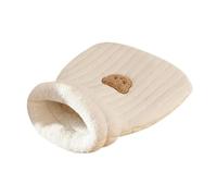 Winter Warm Cat Sleeping Bag Soft Plush Cat Bed Comfortable Pet Bed For Cats Small Dogs Kitten Tunnel Nest Cat Accessories(White,37x44cm)