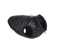 Winter Warm Cold-Proof Dog Down Jacket Lightweight Waterproof Bulldogs Yorkshire Terriers Schnauzers Coat With Zipper,Black,L