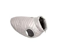 Winter Warm Cold-Proof Dog Down Jacket Lightweight Waterproof Bulldogs Yorkshire Terriers Schnauzers Coat With Zipper,Gray,M