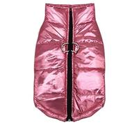 Winter Warm Cold-Proof Dog Jacket With Zipper D-Ring Outdoor Windproof Waterproof Chihuahua Schnauzer Shiba Inu Pug Coat,A,2XL