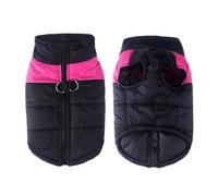 Winter Warm Cold-Proof Zipper Design Snow Dog Coat Waterproof Pet Vest Jacket For Labrador Greyhound Shiba Inu Golden,A,M