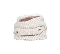 HEAT HOLDERS - Ladies Thick Winter Warm Fleece Lined Chunky Knit Thermal Neck Warmer (One Size, Cream (Chunky))