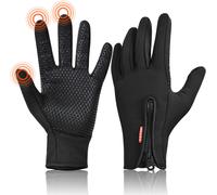 Winter Warm Gloves for Men Women, Outdoor Windproof Touchscreen Gloves Water Re