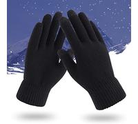 Winter Warm Gloves, Mens Gloves Touchscreen Touch Screen Fashion Slouchy Gloves, Thermal Fleece Lined Stretchy Gloves, Winter Warm Knit Gloves Thick Winter Gloves for Driving, Running, Sport, Typing