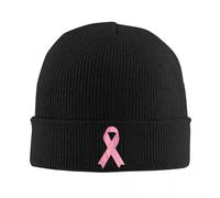 Winter Warm hat Unisex Urinal Cap Pink Ribbon Breast Cancer Awareness Warm Knitted Cap Hip Hop Bonnet Hat Autumn Winter Outdoor Beanies Hats for Men Women Adult