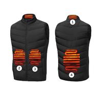 Winter Warm Heated Gillet Vest Geat For Outdoor Leisure, Sports And Work (UK, Alpha, L, Regular, Regular)